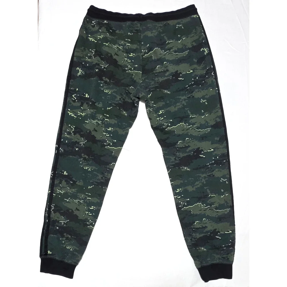 VTG Adidas Neo Men’s Camo Joggers Sweatpants Camouflage Green Size L Y2K